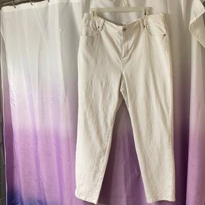 All white denim